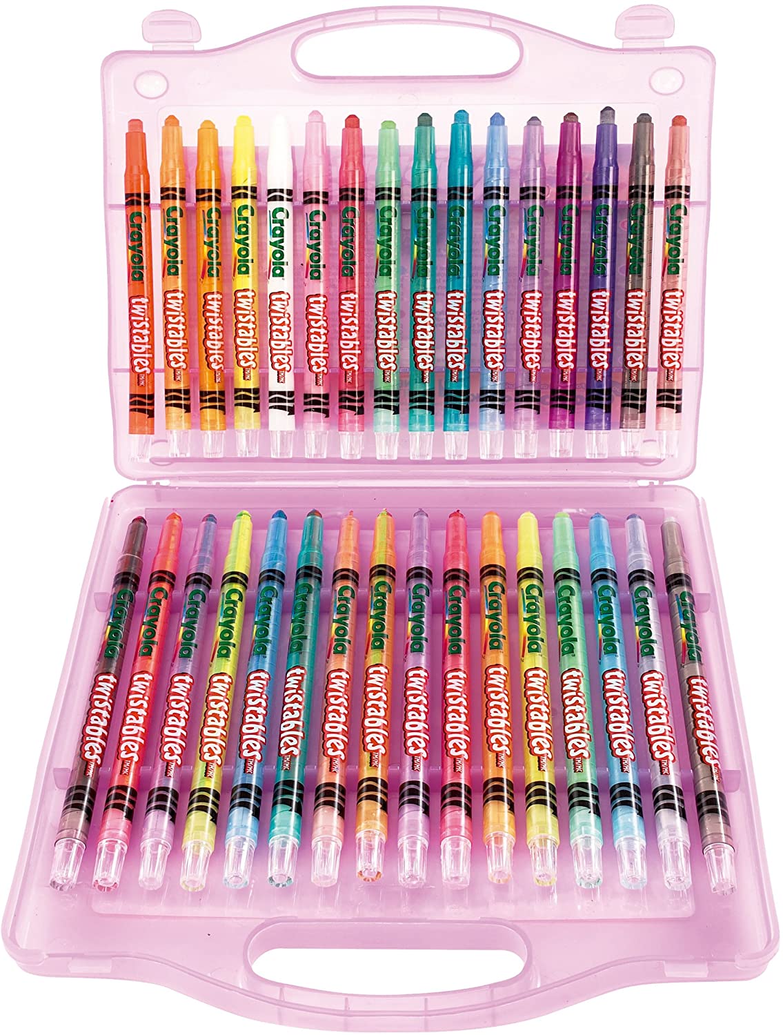 Crayola Twistables Crayons Case 32 Pack Various Colour Deal House